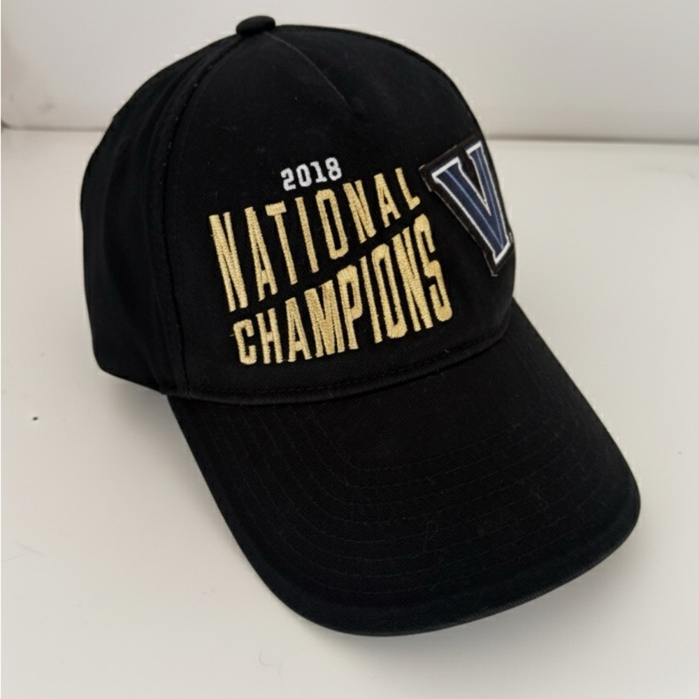 Villanova Wildcats 2018 National Champions Hat Black NCAA Cap